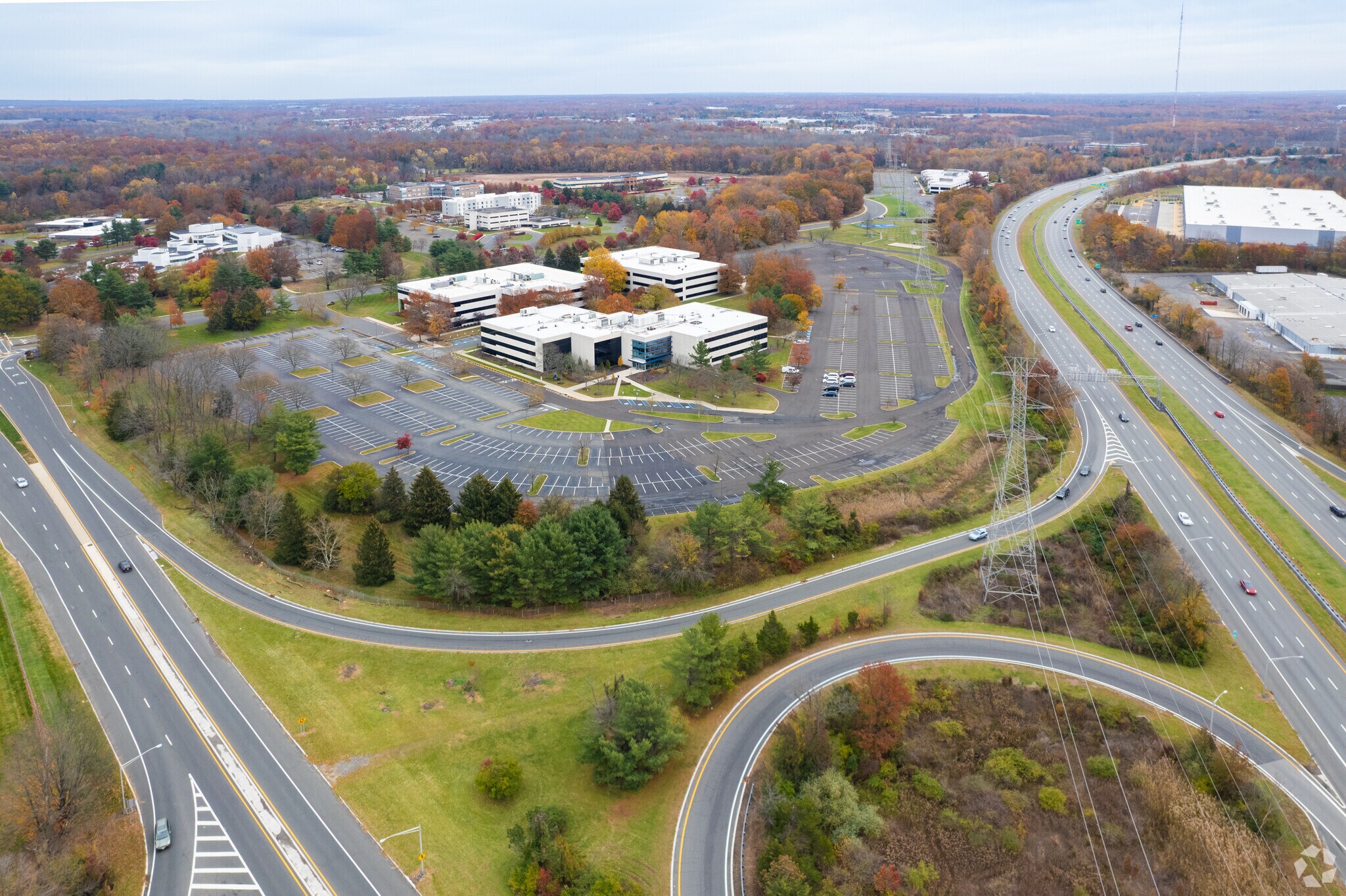 989 Lenox Dr, Lawrenceville, NJ for lease Aerial- Image 1 of 3