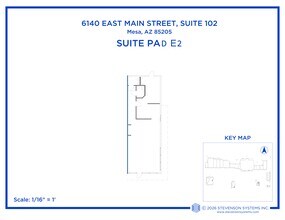 6016-6036 E Main St, Mesa, AZ à louer Plan de site- Image 1 de 1
