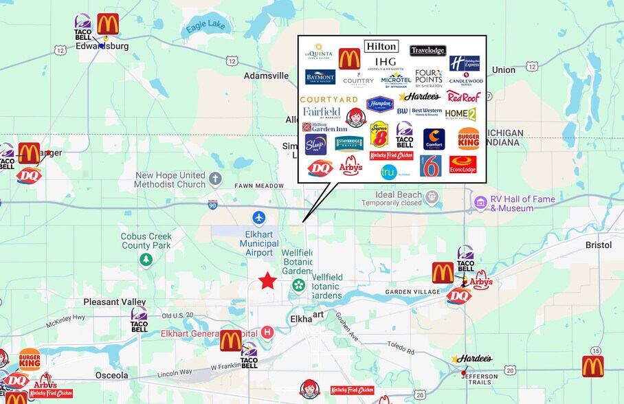 Oak St & Bristol Ave, Elkhart, IN à vendre - Photo du bâtiment - Image 2 de 4