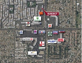 6720 W Peoria Ave, Peoria, AZ - AÉRIEN Vue de la carte