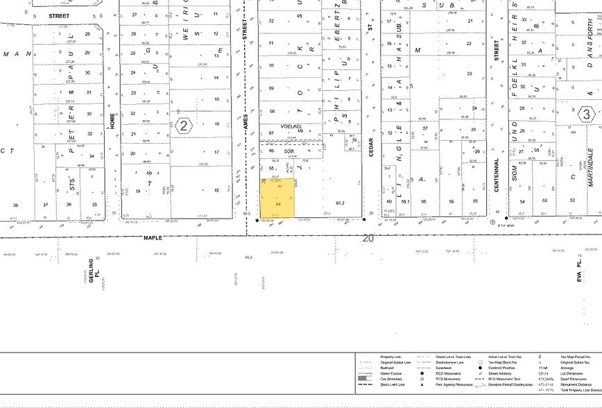 688 Maple St, Rochester, NY à vendre - Plan cadastral - Image 3 de 3
