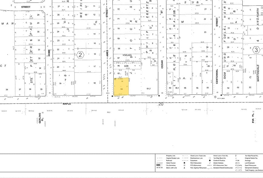 688 Maple St, Rochester, NY for sale - Plat Map - Image 3 of 3