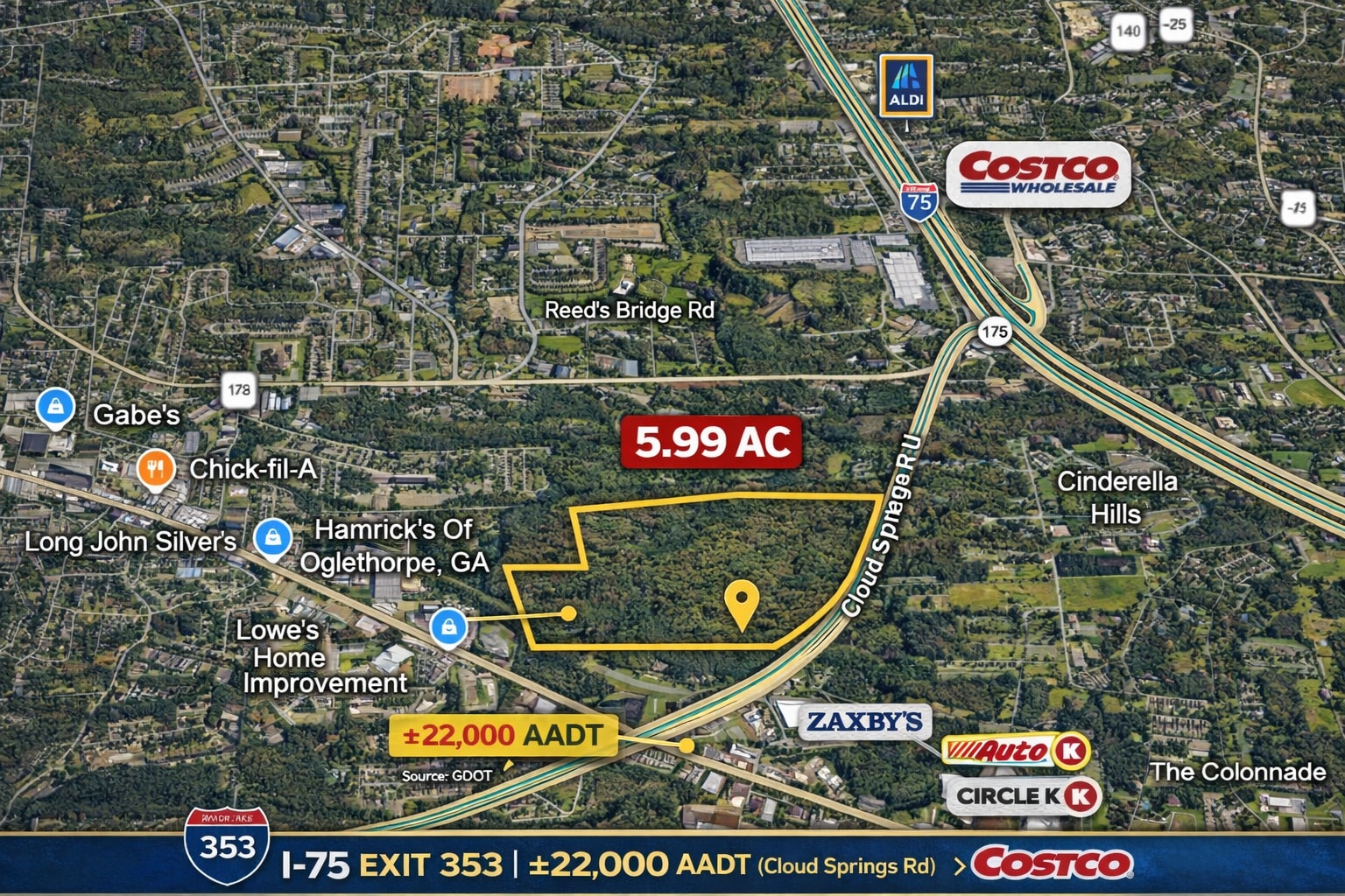 3632 Cloud Springs Rd, Ringgold, GA for sale Primary Photo- Image 1 of 3