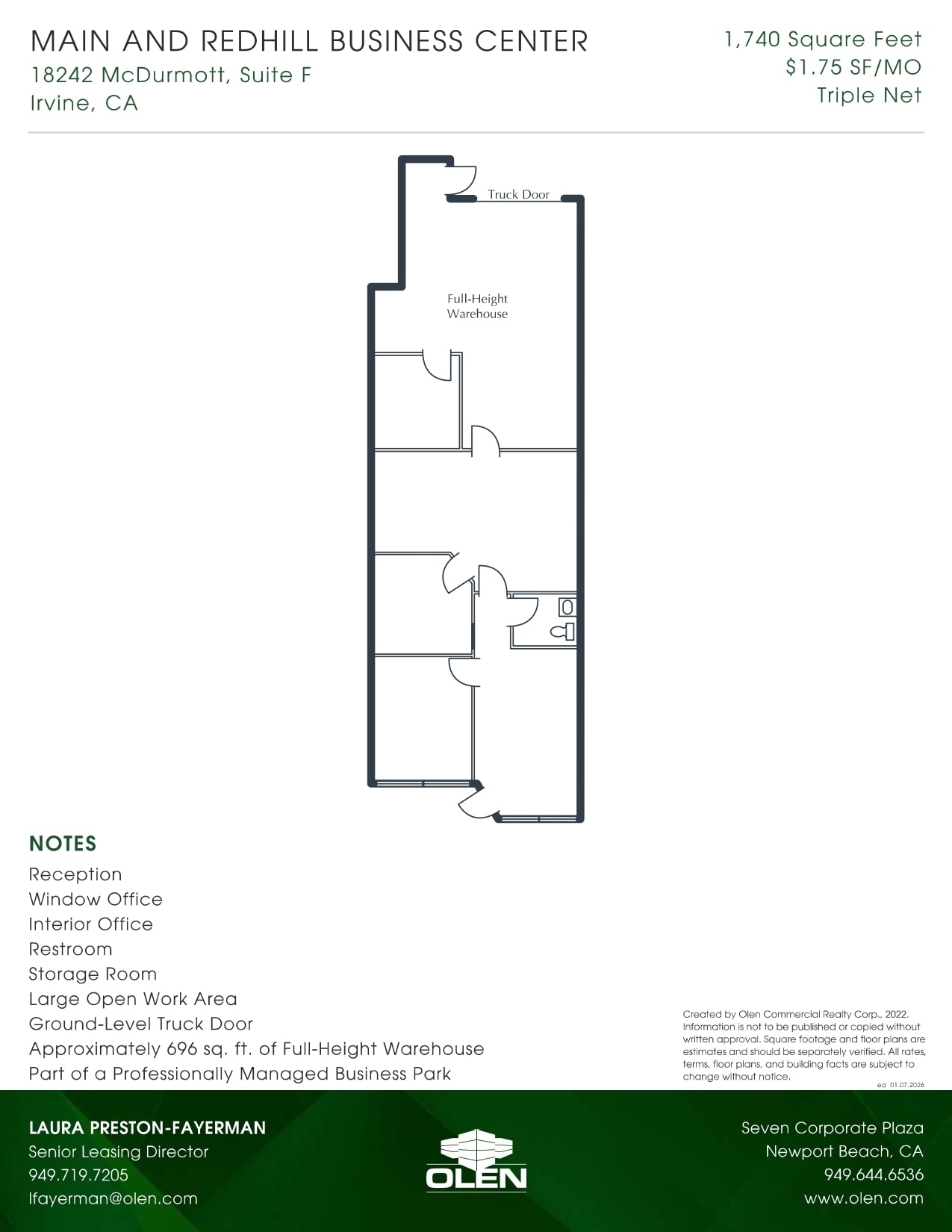 1200 Main St, Irvine, CA for lease Interior Photo- Image 1 of 1