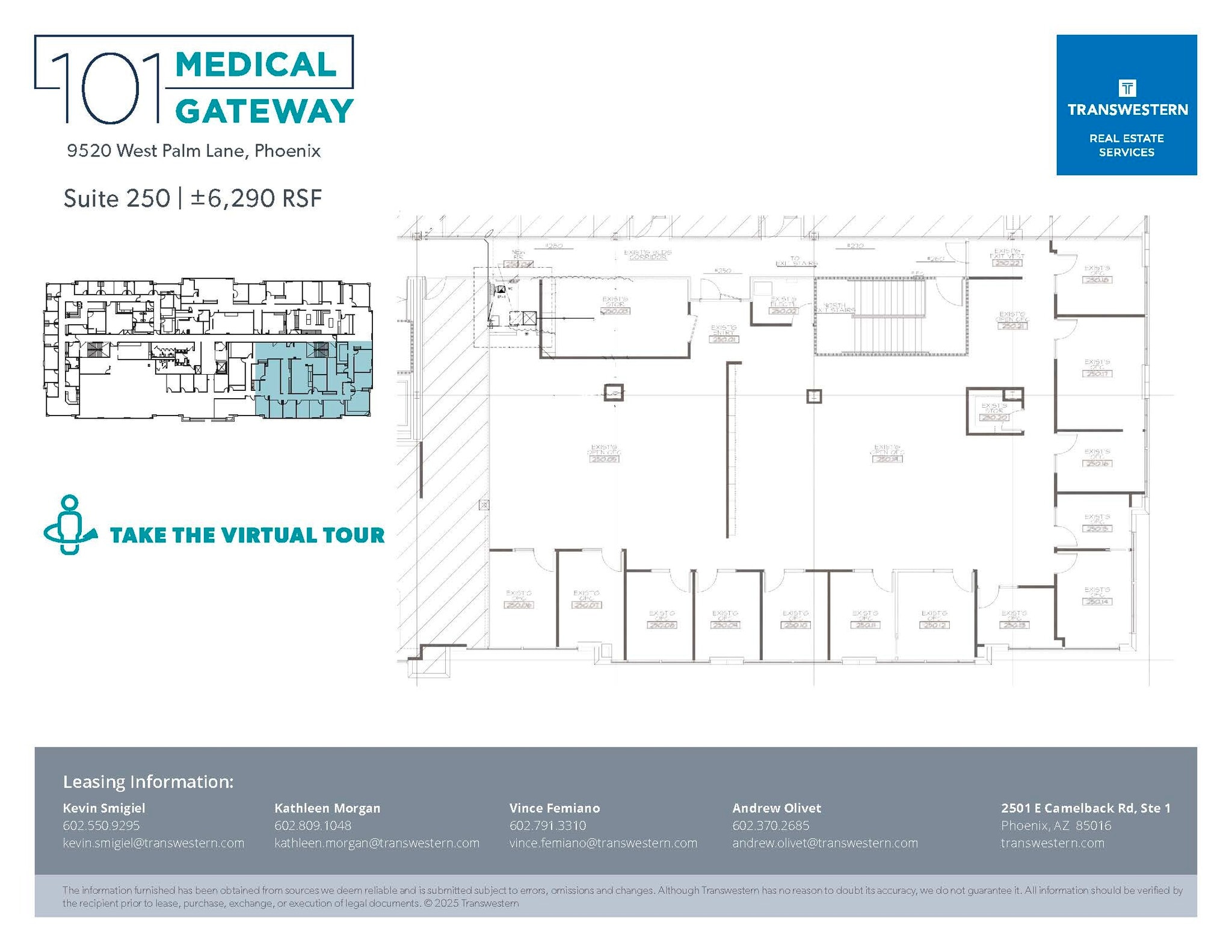 9520 W Palm Ln, Phoenix, AZ for lease Floor Plan- Image 1 of 1