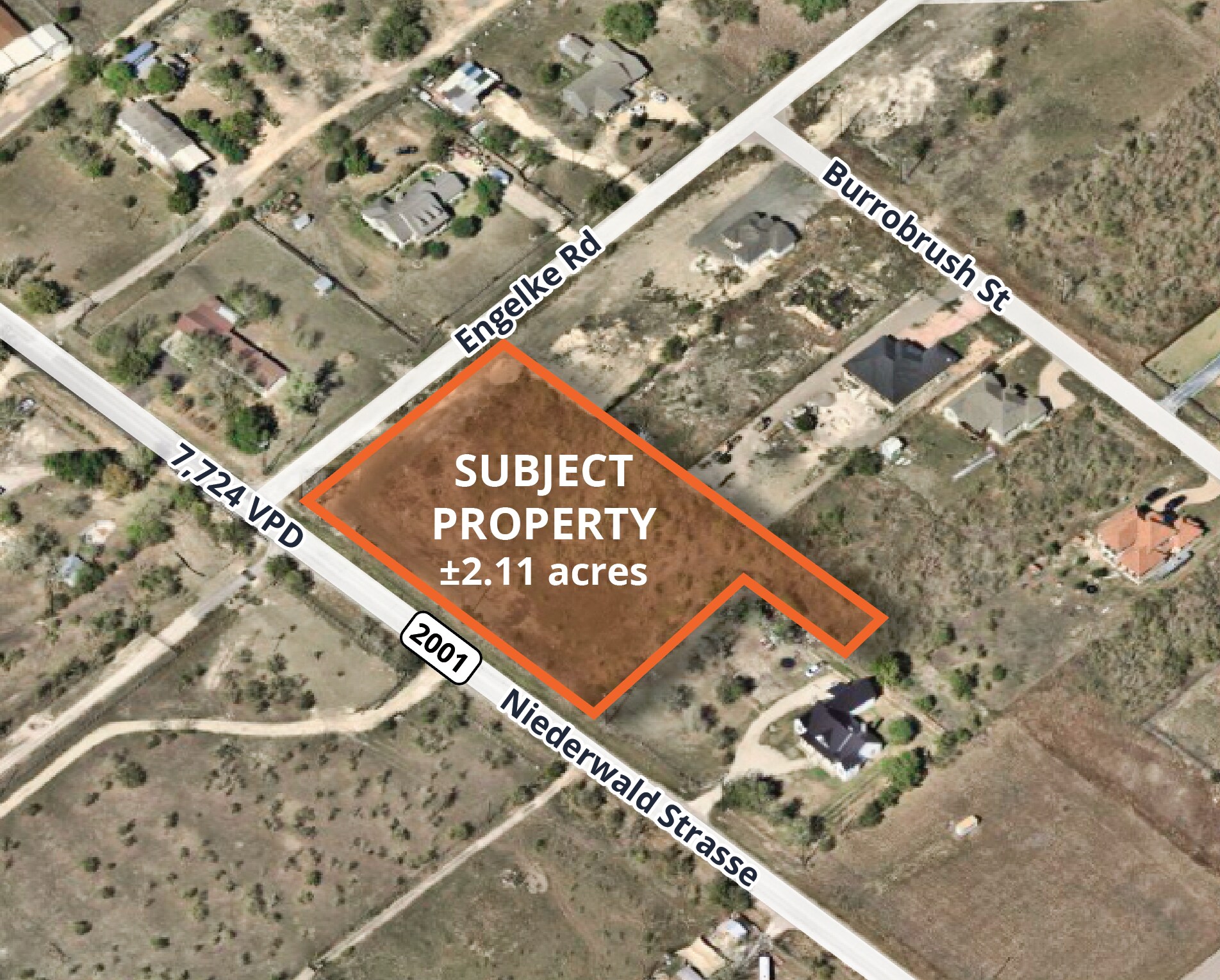 102 Engelke Rd, Niederwald, TX à vendre Aérien- Image 1 de 3