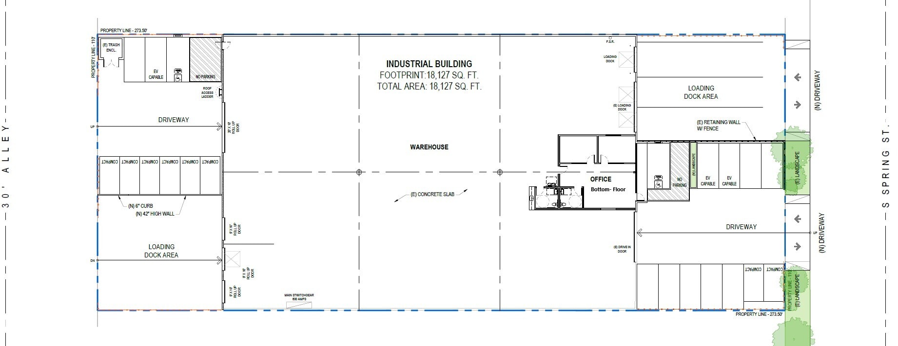 12821 S Spring St, Los Angeles, CA for lease Site Plan- Image 1 of 3