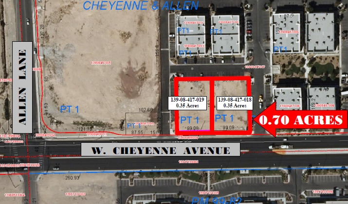 NE Cheyenne Ave & Allen Ln, North Las Vegas, NV à vendre - Photo principale - Image 1 de 5