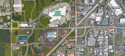 NEC 151st & S Lone Elm Rd, Olathe, KS - Aérien  Vue de la carte