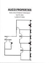 4151 Southwest Fwy, Houston, TX à louer Plan d’étage- Image 1 de 1