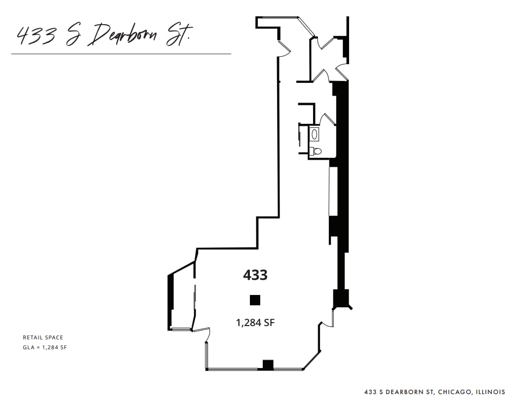 423-439 S Dearborn St, Chicago, IL for lease Floor Plan- Image 1 of 1
