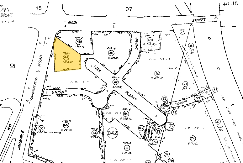 1 Park Plaza, Irvine, CA à louer - Plan cadastral - Image 2 de 13