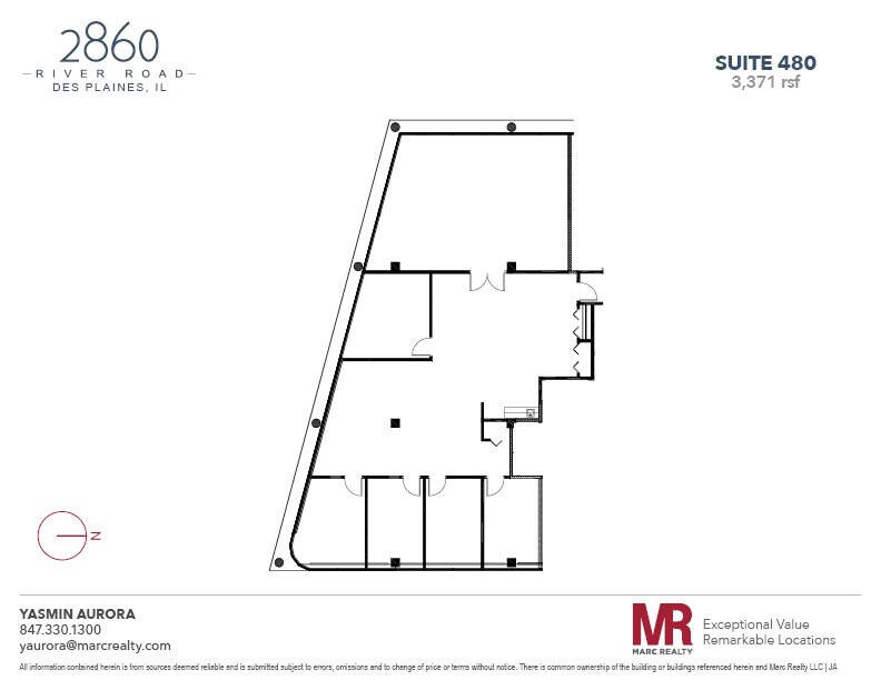 2860 S River Rd, Des Plaines, IL for lease Floor Plan- Image 1 of 8