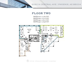 2020 N Central Ave, Phoenix, AZ for lease Floor Plan- Image 1 of 1