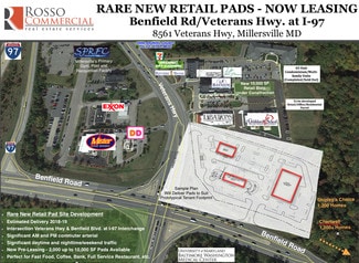 Plus de détails pour 8561 Veterans Hwy, Millersville, MD - Terrain à vendre