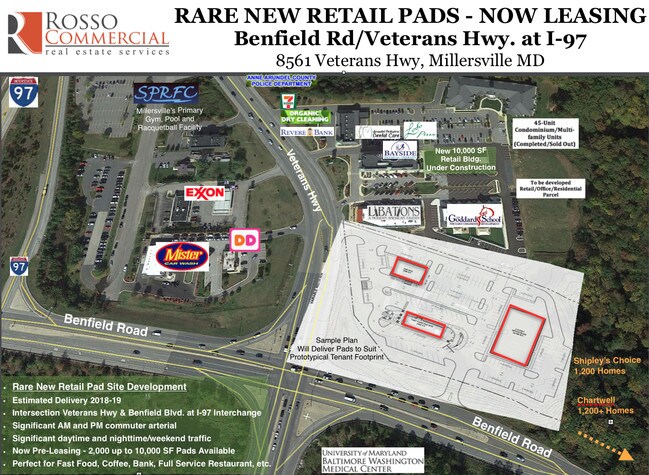 Plus de détails pour 8561 Veterans Hwy, Millersville, MD - Terrain à vendre