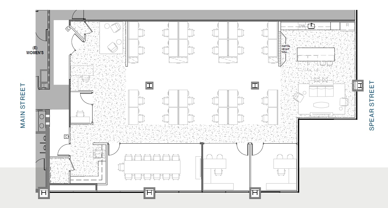 221 Main St, San Francisco, CA à louer Plan d’étage- Image 1 de 1
