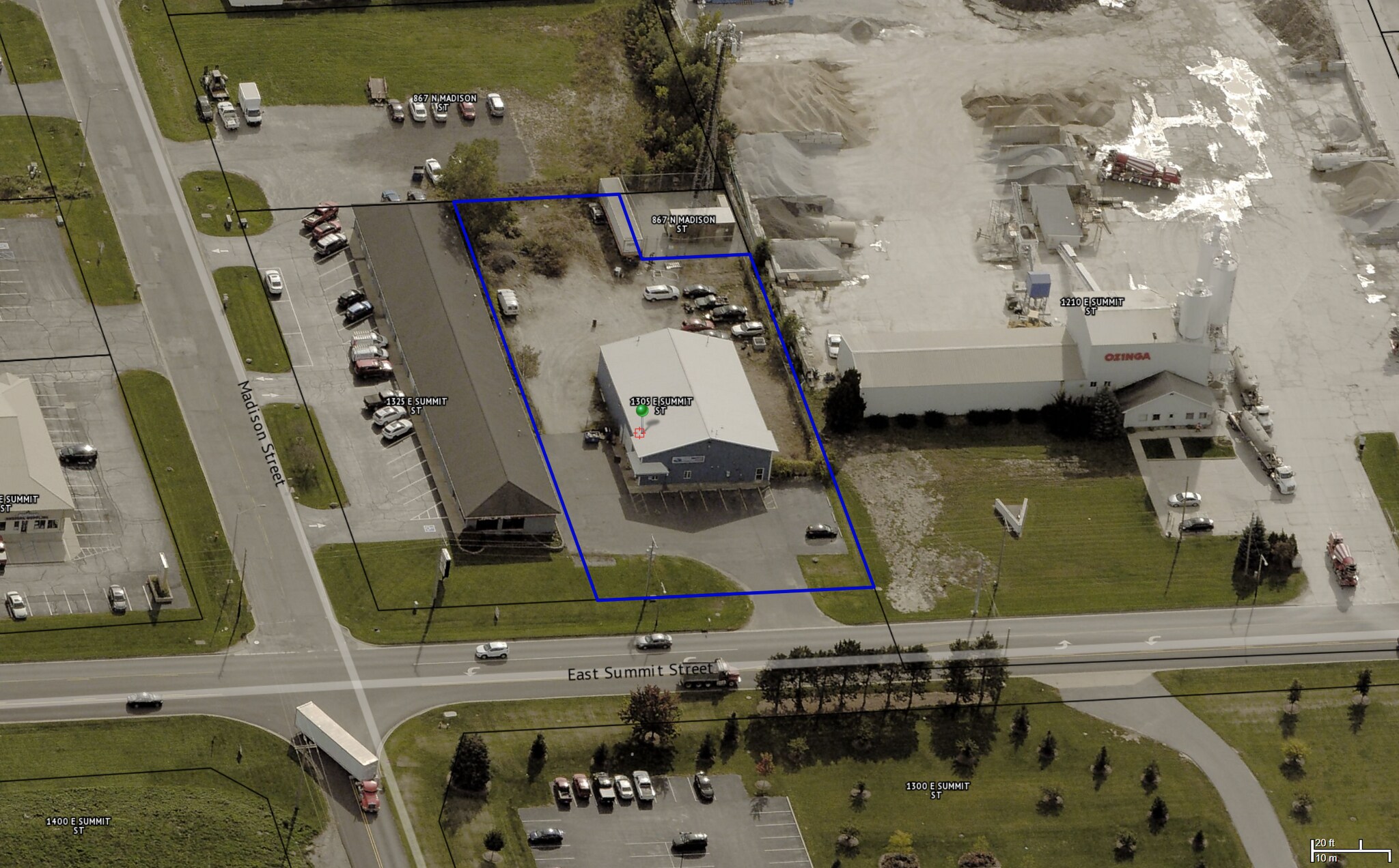 1305 E Summit St, Crown Point, IN à vendre Aérien- Image 1 de 13