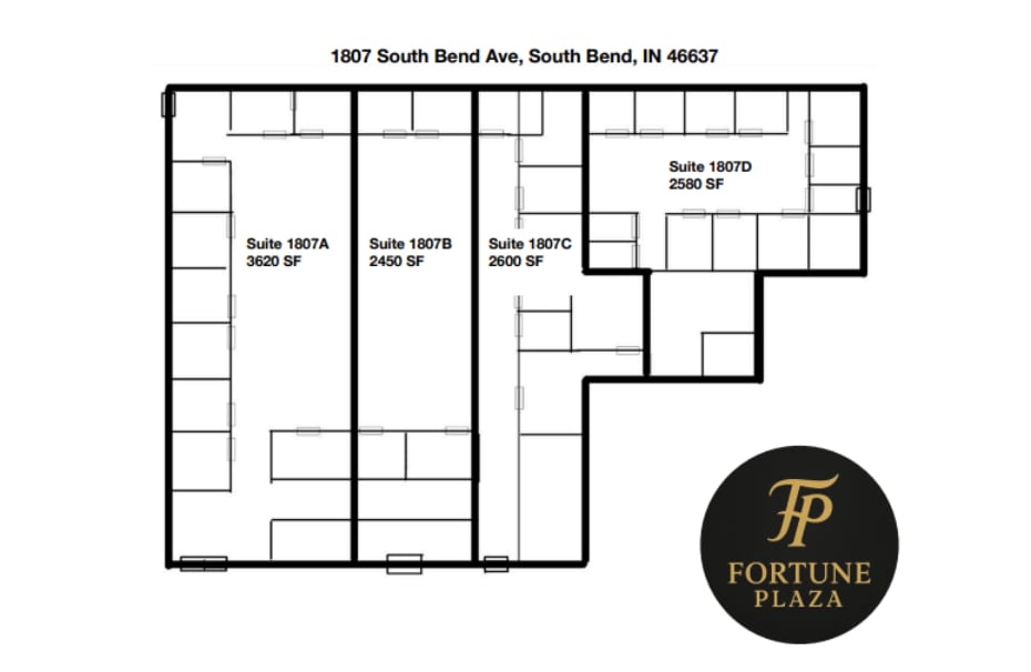 1801 South Bend Ave, South Bend, IN for lease Floor Plan- Image 1 of 1
