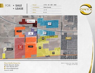 Plus de détails pour S Hualapai Way, Las Vegas, NV - Terrain à vendre