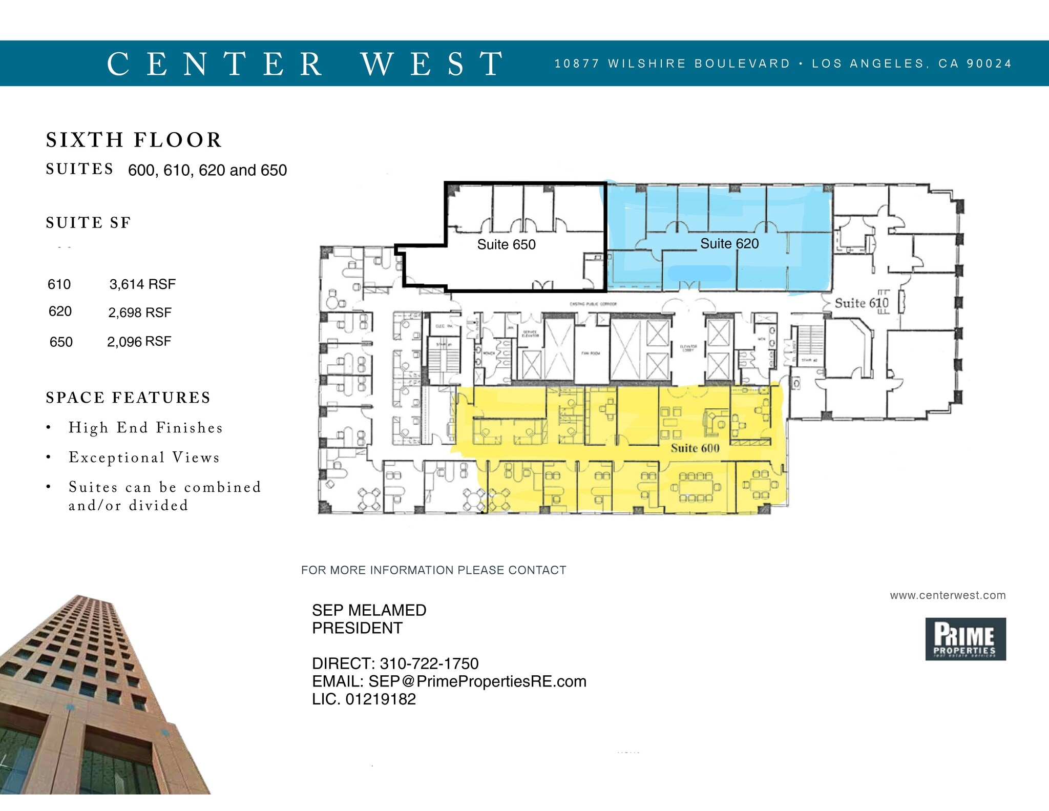 10877 Wilshire Blvd, Los Angeles, CA à louer Plan de site- Image 1 de 1