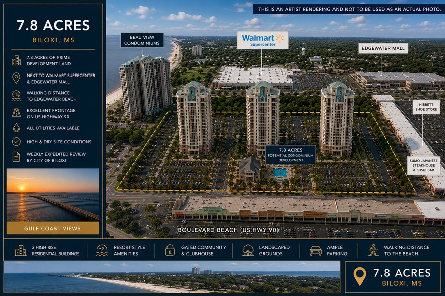 2668 Beach Blvd, Biloxi, MS à vendre - Photo du bâtiment - Image 3 de 14