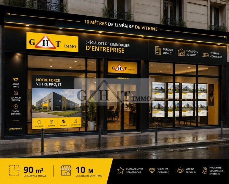 Commerce de détail dans Saint-Maur-des-Fossés à louer - Photo du bâtiment - Image 1 de 3