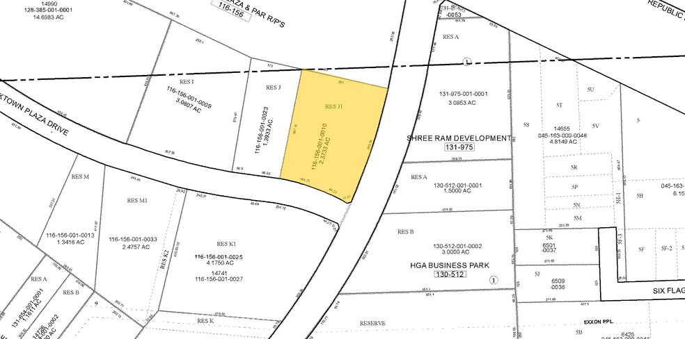 6707 Gessner Rd, Houston, TX à vendre - Plan cadastral - Image 1 de 1