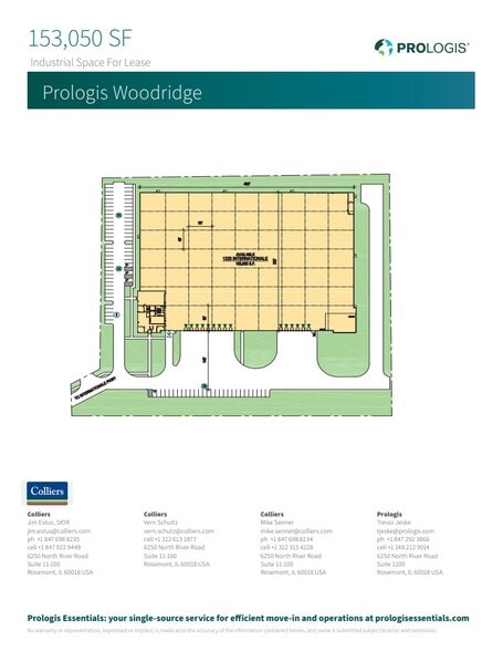1225 Internationale Pky, Woodridge, IL for lease - Site Plan - Image 2 of 6