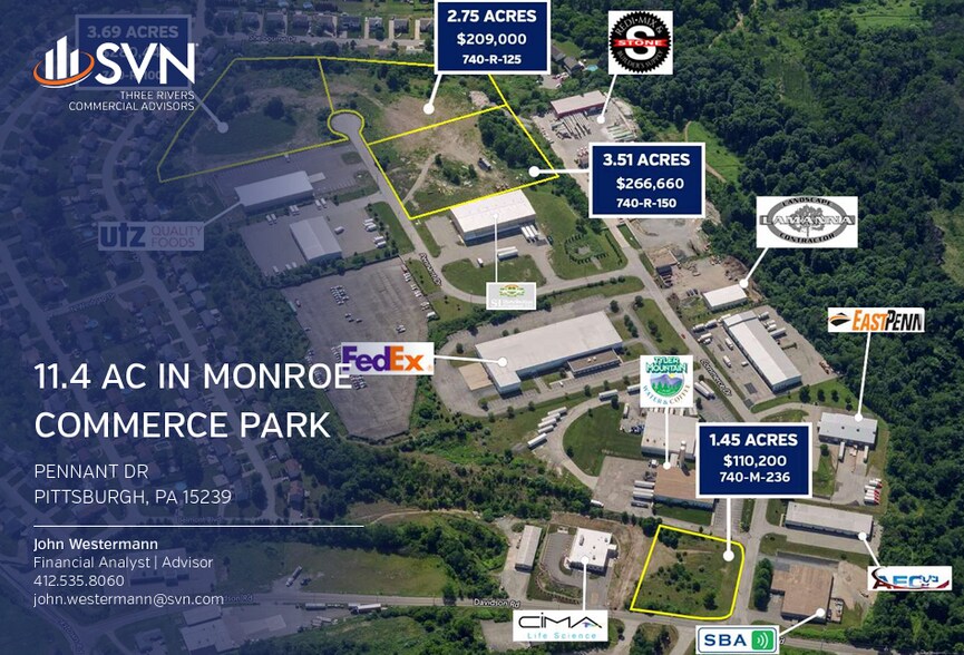 Portfolio of 4 parcels - 11.4 Acres portefeuille de 4 propriétés à vendre sur LoopNet.ca - Photo du bâtiment - Image 1 de 5