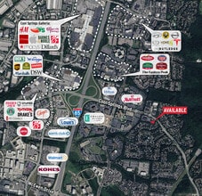 751 Cool Springs Blvd, Franklin, TN - AERIAL  map view