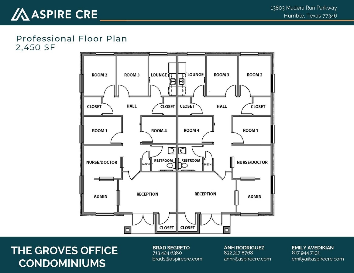 13803 Madera Run, Humble, TX 77346 - Unit 102 -  - Floor Plan - Image 1 of 8