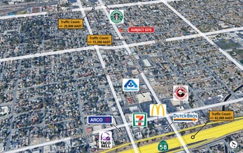 620 Chester Ave, Bakersfield, CA - Aérien  Vue de la carte