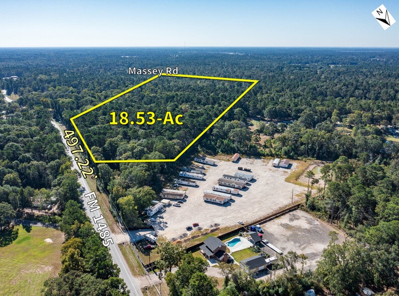 18.53+/-Ac11775 FM 1485, Conroe, TX for sale - Aerial - Image 2 of 8
