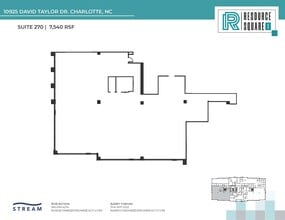 10735 David Taylor Dr, Charlotte, NC for lease Floor Plan- Image 1 of 2