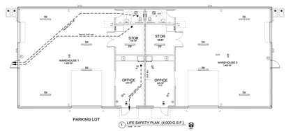 8000 Grow Dr, Pensacola, FL à louer Plan de site- Image 1 de 1