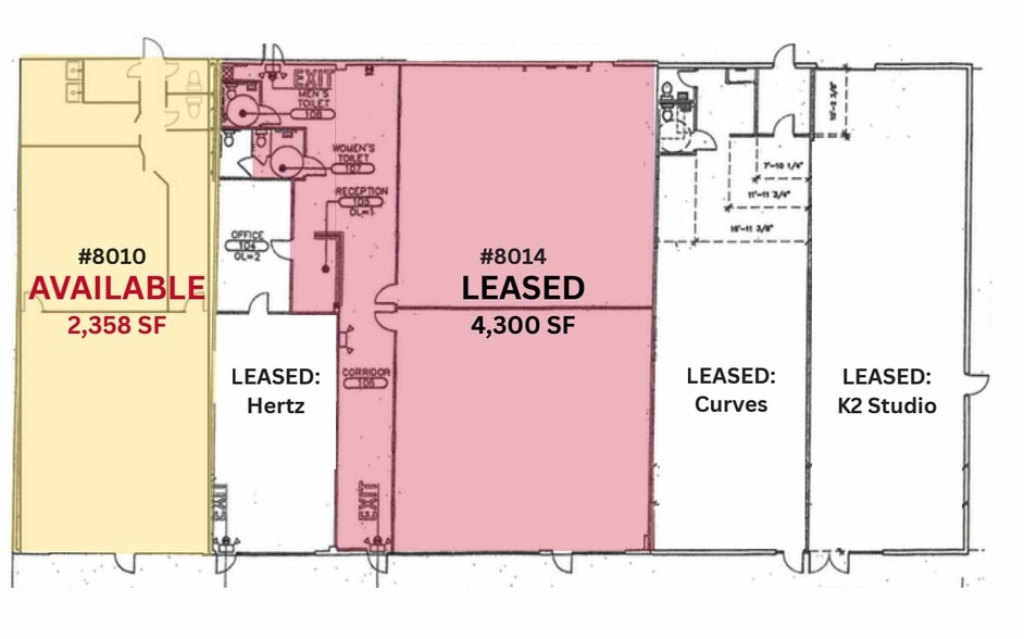 8010-8018 McEwen Rd, Centerville, OH for lease - Floor Plan - Image 3 of 3