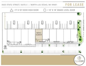 4535 Statz St, North Las Vegas, NV for lease Site Plan- Image 2 of 4
