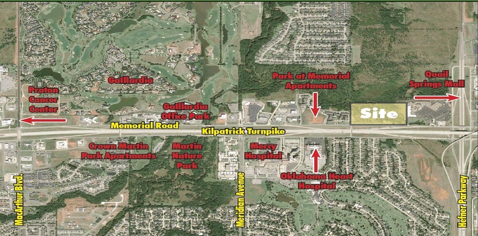 4105 W Memorial Rd, Oklahoma City, OK à vendre - Plan cadastral - Image 1 de 24