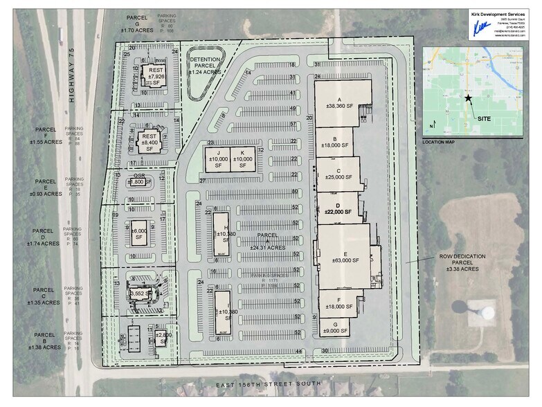 NEC US-75 & E 156th Street, Glenpool, OK for sale - Building Photo - Image 1 of 2