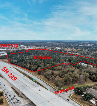 Plus de détails pour SWC of SH-249 & Brown Rd, Tomball, TX - Terrain à vendre