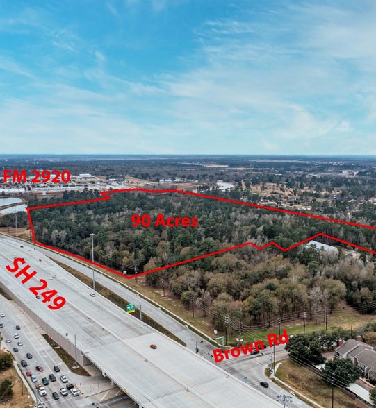 SWC of SH-249 & Brown Rd, Tomball, TX à vendre - Photo du bâtiment - Image 1 de 3