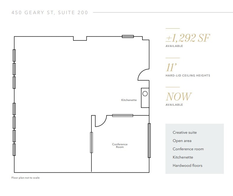 456-466 Geary St, San Francisco, CA for lease Floor Plan- Image 1 of 1