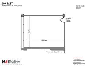 900 E Indiantown Rd, Jupiter, FL for lease Floor Plan- Image 2 of 3
