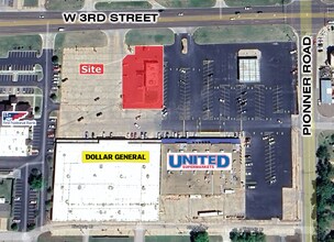2710 W 3rd St, Elk City, OK - Aerial  map view