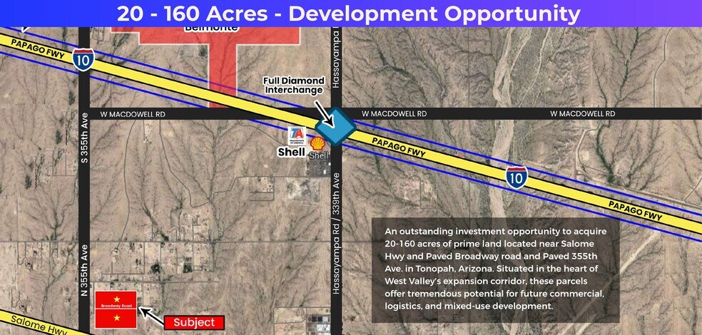 0 W Broadway RD Lot 1,, Tonopah, AZ à vendre - Photo du bâtiment - Image 1 de 2