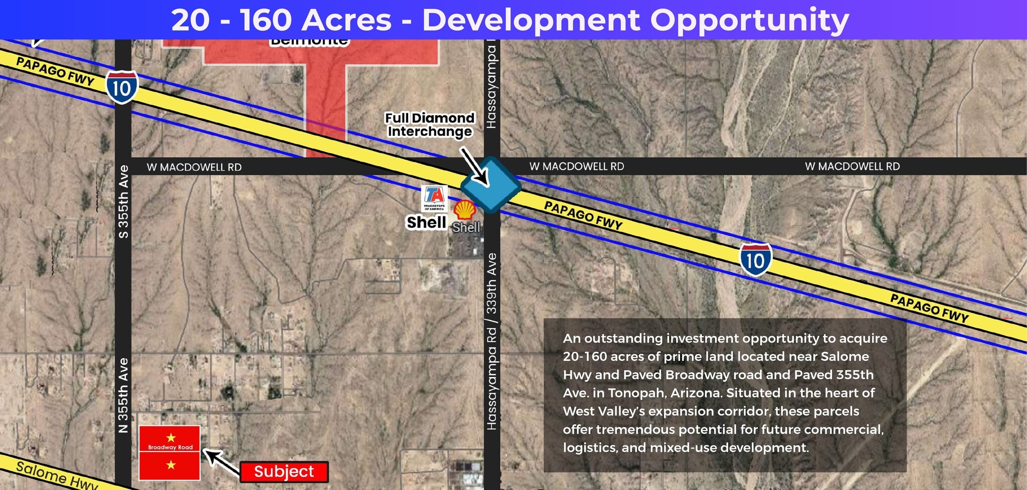 0 W Broadway RD Lot 1,, Tonopah, AZ à vendre Photo du bâtiment- Image 1 de 3