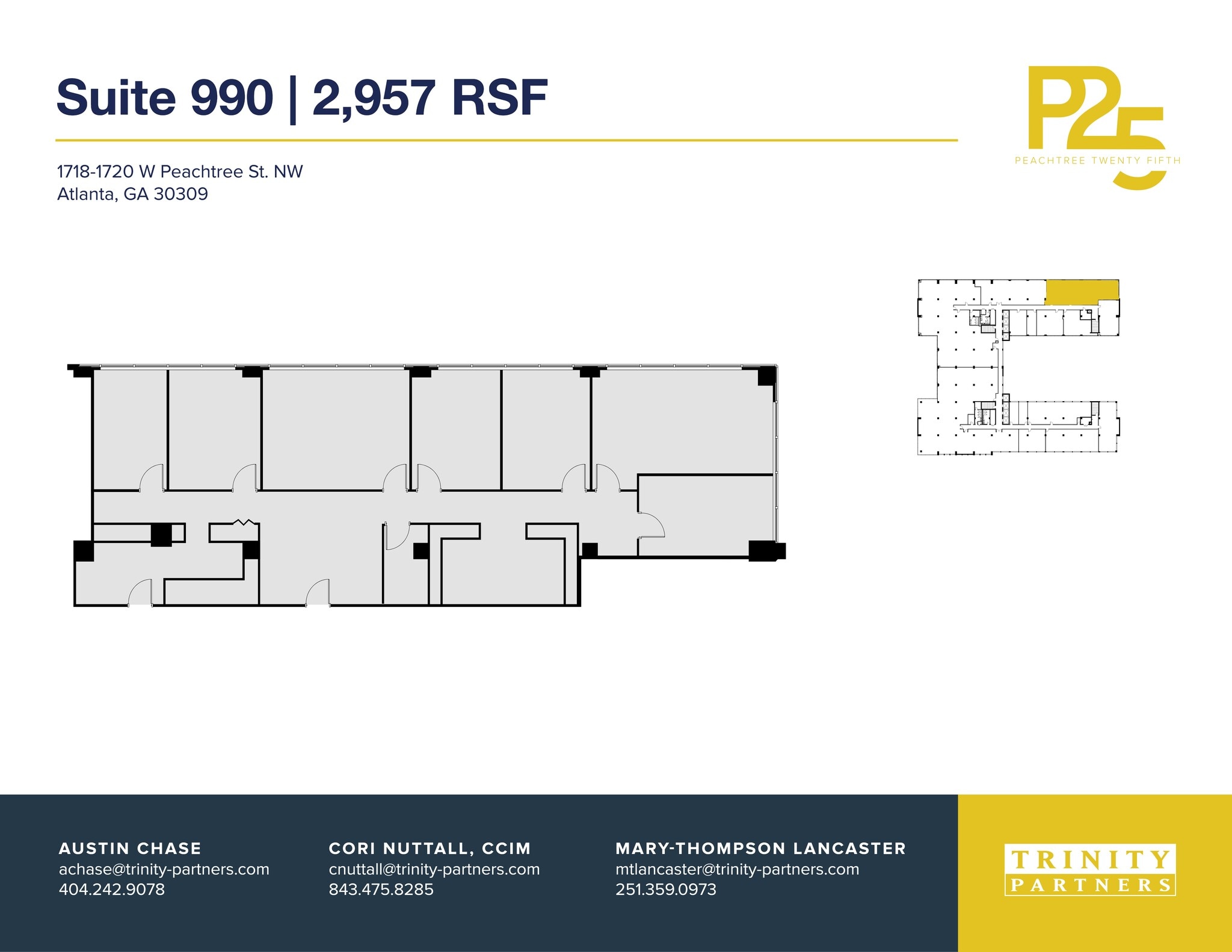 1718-1720 NW Peachtree St, Atlanta, GA à louer Plan de site- Image 1 de 1