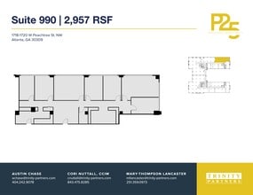 1718-1720 NW Peachtree St, Atlanta, GA à louer Plan de site- Image 1 de 1