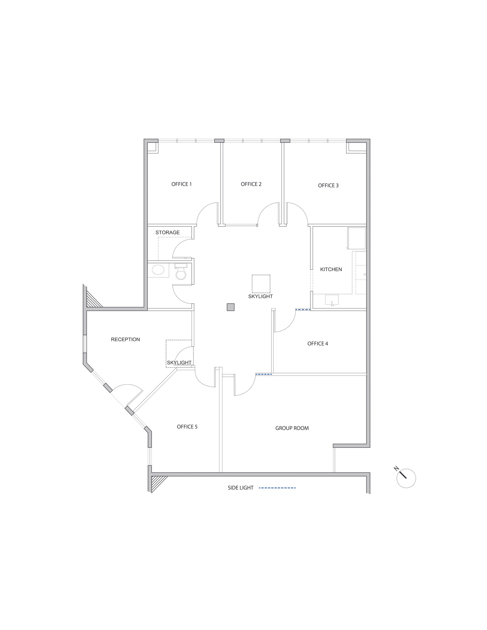 2211 Corinth Ave, Los Angeles, CA à louer Plan de site- Image 1 de 5